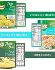 Knorr Pasta Sides Variety Pack of 7 Yummy Flavors Bundle Creamy Cheesy Pasta Side Dishes accompanied by a Snack Fun Shopping List