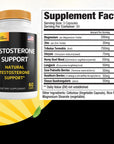 SALT LAKE SUPPLEMENTS SLS Testosterone Booster Male Enhancing Supplement - Boost Lean Muscle Growth, Strength, Energy, & Fat Loss - Natural Pills for Increased Endurance and Stamina