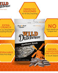 Wild Dutchman Roasted Sunflower Seeds in a Resealable Bag for Ultimate Freshness and an Easy Pour Snack Salted Original Flavor 3 LB Pack of 1