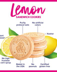 Goodie Girl Lemon Sandwich Cookies  Gluten Free Vegan Peanut Free Egg Free Dairy Free  106oz Box Pack of 3