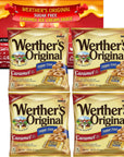 Werthers Original Sugar Free Hard Candies 146 oz Pack of 4 and Exclusive Sugar Free Caramel Ice Cream Sauce Recipe