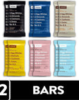 RXBAR Protein Bar Variety Pack 6 Flavors 183 Ounce  12 Count Pack of 1