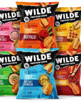 WILDE Protein Chips Variety Pack Protein Snacks Keto chips Made with Real Ingredients 134oz Bags Pack of 12  Flavor Combination May Vary