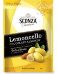 Sconza Lemoncello Lemon Cream  White Chocolate Almonds  Inspired by Italys Lemon Groves  Made in the USA  Pack of 1 24 Ounce