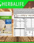 Herbalife Protein Drink Mix Select: Natural Vanilla Flavor 638g, Nutrient Dense Healthy Snack, Protein Booster, Sustein Energy, No Artificial Flavor or Sweeteners, Gluten-Free