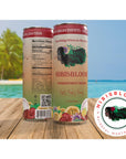 Hibisbloom Passion Fruit Mango Organic Red Hibiscus Passionfruit Mango Citrus Blends 8Pack x 12oz Cans  35 Calories Slow Brew from Scratch 5000mg Hibiscus