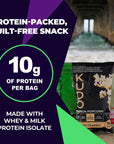 KUDO Protein Popcorn Variety 3Pack  10g of Protein Per Bag  100 Whole Grain  NonGMO Healthy Snacks  Keto Friendly  Gluten Free Kettle Popcorn 2 oz Bags