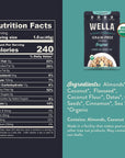 Wella Cereal Oatmeal Alternative GlutenFree Breakfast Hot Cereal GrainFree Paleo Organic Vegan High Protein Superfood PlantBased NonGMO Low in Net Carbs SingleServe Packets Original Flavor 10 Count 16 oz Packets