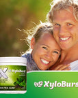 XyloBurst Gum  Xylitol Chewing Gum  Sugar Free Gluten Free Keto Friendly  Aspartame Free Gum For Oral Health  Green Tea  100Count Jar