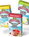 Margaritaville Singles to Go Drink Mix Variety Pack  4 Margarita 4 Pina Colada  4 Strawberry Daiquiri 12 Boxes Total