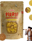 Pirate Belgian Milk Chocolate Coins Kosher Certified Dairy Non GMO 50Pack