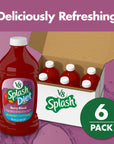 V8 Splash Diet Berry Blend Flavored Juice Beverage 64 fl oz Bottle 6 Pack