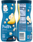 Gerber Puffs Variety Pack, 1 Banana, 1 Vanilla, 1 Blueberry, 3 CT