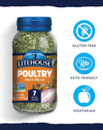 Litehouse Freeze Dried Poultry Herb Blend - Fresh Poultry Herb, Gluten Free, Keto Friendly, No Refrigeration, Organic Spice - 0.46 Ounce (Pack of 4)