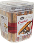 Nonnis Biscotti Value Pack with Larger Cookies Cioccolati Red Cioccolati Hazelnut 3325 oz