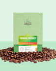 Gesha Honey Medium Roast Cielito Paradise Coffee Whole Bean Garzon Huila Colombia Single Origin with exotic notes of mandarin tangelos strawberries and grapes 12oz