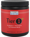 Tier 1 Plus Preworkout / Performance Supplement (387g)