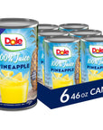 Dole 100 Juice Pineapple 46 Ounce Cans Pack of 6