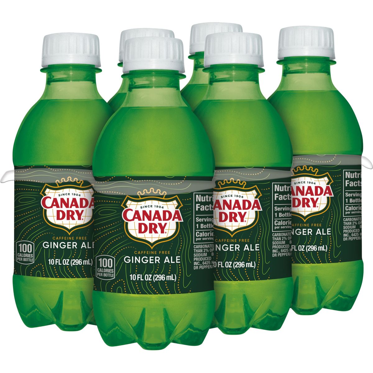 Canada Dry Ginger Ale Soda 10 Fl Oz Cans 6 Pack