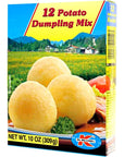 Dr Willi Knoll 12 Halb And Halb Knoedel German Dumpling Mix 10 ounce Pack of 4 with 4 IntFeast Mints Easy to Prepare and Delicious Potato Dumpling Mix