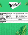 Trident Spearmint Sugar Free Gum Spearmint Gum 12 Packs of 14 Pieces 168 Total Pieces