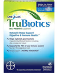 TruBiotics Daily Probiotic, 45 Capsules - Gluten Free, Soy Free Digestive