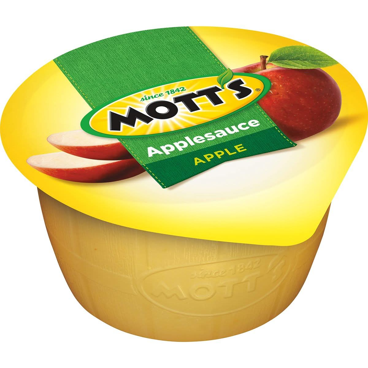 Motts Applesauce 4 Oz Cups 18 Count No Artificial Flavors Good Source Of Vitamin C Nutritious Option For The Whole Family