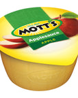 Motts Applesauce 4 Oz Cups 18 Count No Artificial Flavors Good Source Of Vitamin C Nutritious Option For The Whole Family