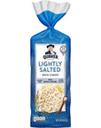 Quaker Large Rice Cakes Lightly Salted Pack of 6