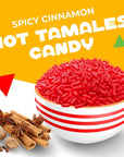 Hot Tamales Candy Spicy Cinnamon Gummies 2 Pound Bag