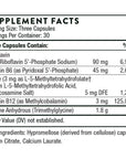 Thorne Methyl-Guard Plus - Active folate (5-MTHF) with Vitamins B2, B6, and B12 - Supports methylation and Healthy Level of homocysteine - Gluten-Free, Dairy-Free, Soy-Free - 90 Capsules