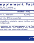 Pure Encapsulations L-Lysine - Essential Amino Acid Supplement for Immune Support & Gum, Lip Health* - with L-Lysine HCl - 90 Capsules