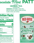 Red Rose Sweet Temptations Dessert Tea Chocolate Mint Patty Zero Carbs Zero Sugar Bursting with Flavor Delicious Beverage Herbal Tea 18 Count Pack of 6 Fruit Naturally Flavored Herbal Tea