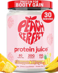 Peach Perfect Protein Juice  - 30 Servings  Protein Powder for Women