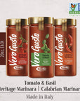 Vero Gusto By Barilla Pasta Sauce Variety Pack Tomato & Basil, Heritage Marinara, Calabrian Marinara | Made In Italy | No Artificial Ingredients & No Added Sugar | Non-Gmo Project Verified, 20 Ounce