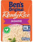 BENS ORIGINAL Ready Rice Jasmine Rice Easy Dinner Side 85 OZ Pouch Pack of 6