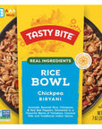 Tasty Bite Chickpea Biryani Rice Bowl Ready to Eat Microwaveable Gluten Free 7 Ounce Pack of 6