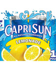 Capri Sun Lemonade Naturally Flavored Kids Juice Drink (10 ct Box, 6 fl oz Pouches)