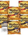 Werthers Sugar Free Hard Candy Variety Pack of 6  3 Bags Each Flavor  Original Hard Candy and Caramel Coffee  Individually Wrapped Sugar Free Candy  Bundle with Ballard Products Pocket Bag