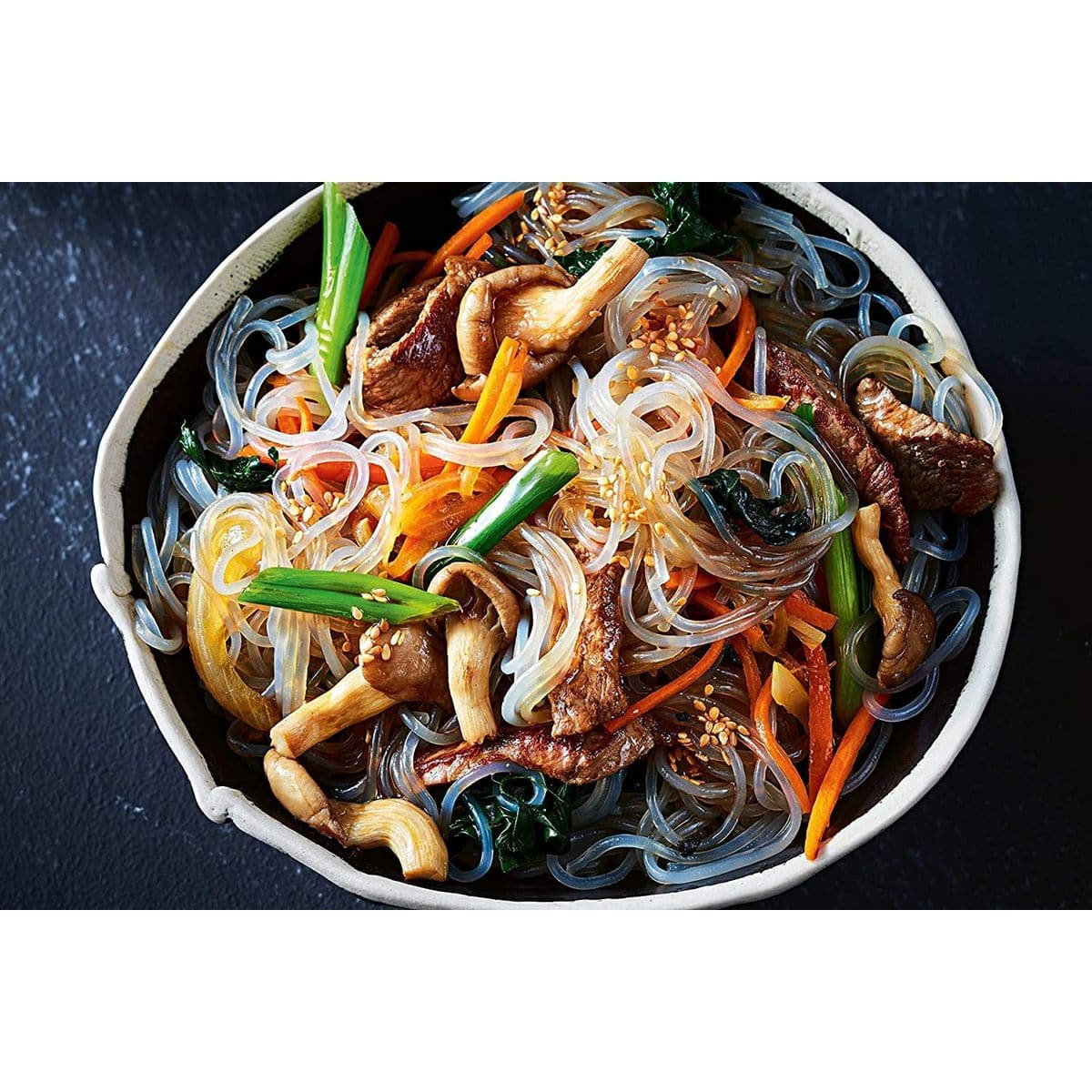 SUNGIVEN Sweet Potato Noodles Korean Vermicelli Pasta Fatfree and Glutenfree 100 Sweet Potato Starch No Additive No Alum inside844oz 2400 g