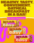 OVER EASY Breakfast Bars Trial Pack | All Natural, Clean Ingredient Protein Bars | Breakfast & Cereal Bars | Protein Snack Bars in 3 Flavors | Gluten Free, Dairy Free, Soy Free