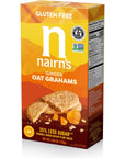 Nairns Gluten Free Stem Ginger Snack Grahams Vegan Friendly Pack of 6