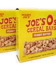 Generic Trader Joes Joes Os Cereal Bars Peanut Butter 5085oz24g Bars 423oz120g Pack of 2