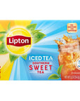 Lipton Southern Sweet Tea GallonSize Tea Bags 22 Count Box Pack of 2 with By The Cup To Go Cup