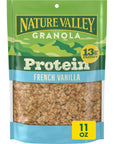 Nature Valley Protein Granola French Vanilla Flavored Resealable Bag 11 oz