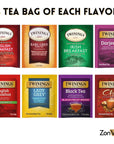 Zonvizo Wellness Tea Bundle 48 Packs with 6 Unique Flavors  10 Honey Sticks  Energy Immunity  Glow Tea Variety Pack Enriched with Vitamins  Probiotics