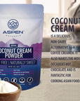 Organic Coconut Milk Powder 1 lb  75 Servings for Creamer Coffee Smoothies and Baking Unsweetened Coconut Cream Powder Natural DairyFree Gluten Free for Paleo and Vegan Diets