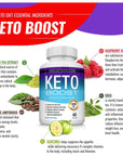 Keto Boost Diet Pills Ketosis Supplement - Natural Exogenous Keto Formula Support Energy & Focus, Advanced Ketones for Ketogenic Diet, Keto Diet Pills, for Men Women