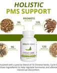 BiOptimizers  Cycle Support  Period Support Supplement for Women  Bloating and Cramping Menstrual Relief  45 Capsules