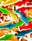 Gummy Sharks Candy in Assorted Fruit Flavors 2Pound Bag